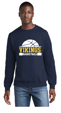 SJJ Vikings Basketball Crewneck Sweatshirt 2