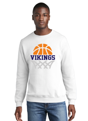 SJJ Vikings Basketball Crewneck Sweatshirt 3