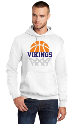 SJJ Vikings Basketball Hooded Sweatshirt 3