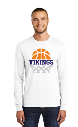 SJJ Vikings Basketball Long sleeve Tee 3