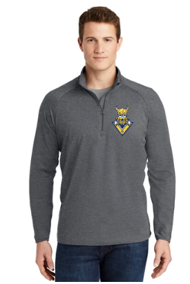 SJJ Men's Dri Fit Quarter Zip