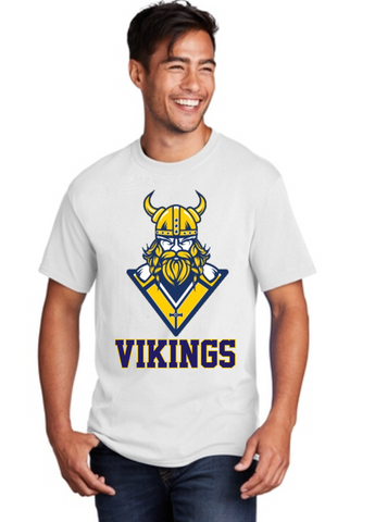 SJJ Vikings White tee