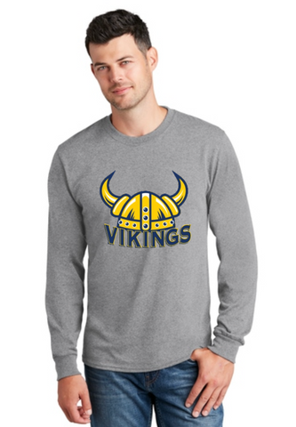 SJJ Vikings Grey Long Sleeve Tee