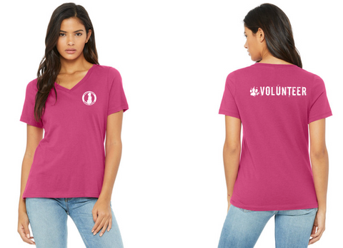 Cuyahoga County Animal Shelter Volunteer Women's Relaxed V Neck Tee