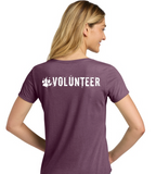 Cuyahoga County Animal Shelter Volunteer Swoop Neck tee