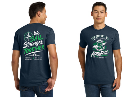 Strongsville Admirals Short Sleeve Tee Shirt