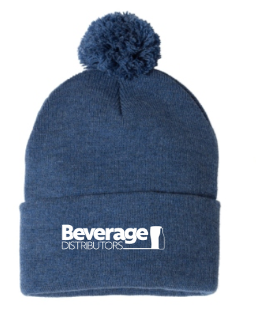 Beverage Winter Hat w/Pom