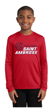 St. Ambrose Volleyball Long Sleeve Tee