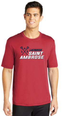 St. Ambrose Lacrosse Dri Fit Tee