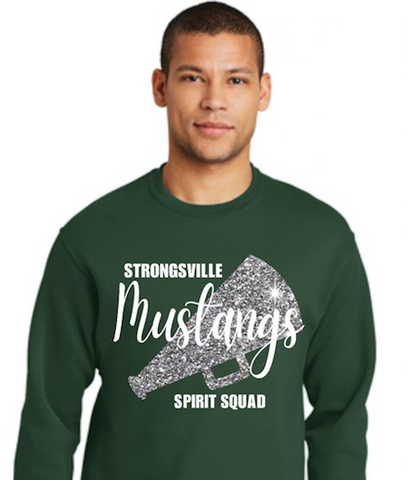 Strongsville Cheer Sparkle Crewneck Sweatshirt