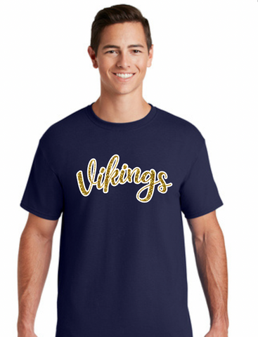 SJJ Vikings Sparkle Short Sleeve Tee